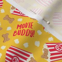 Movie Buddy! - pupcorn yellow - movie theater popcorn with dog treats - LAD23