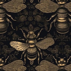 Black and Gold Queen Bee