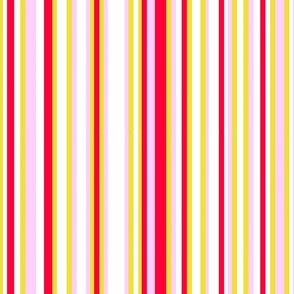 (L) Pink Striped Blending Pattern