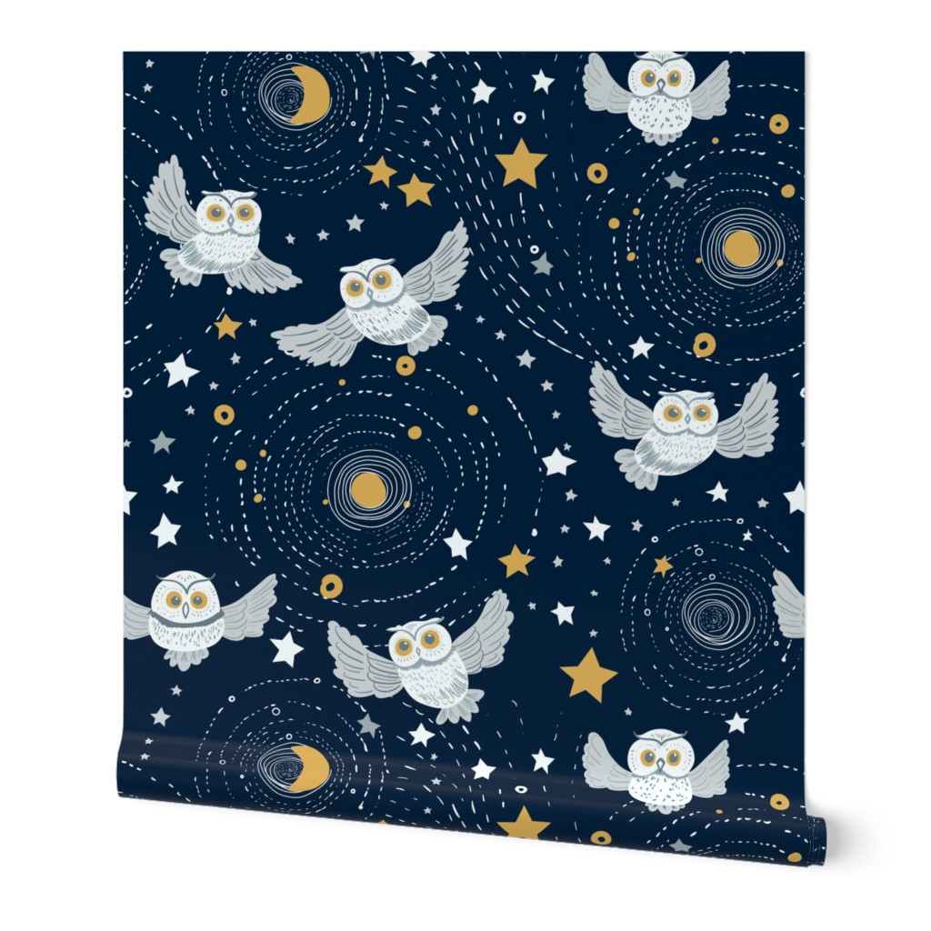 Owls at night