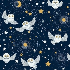 Owls at night