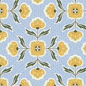 F23 173+11 1 6 M - Buttercup Medaillon Wallpaper