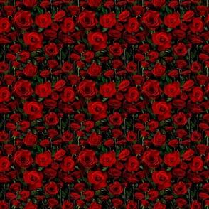 A Bed of Red Roses (small scale) 