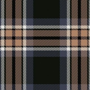 Town Square Plaid in Black Gray and Brown