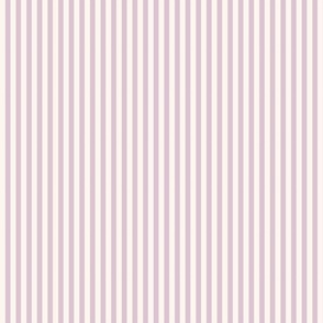 narrow even stripe light lilac and cream