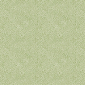 Bohemian Texture - Hand Drawn Shapes on Sage Green / Medium