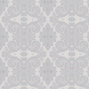 William Morris Tribute Pattern Warm Grey Smaller Scale