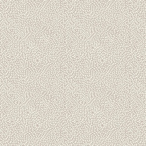 Bohemian Texture - Hand Drawn Shapes on Taupe / Medium