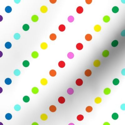 Rainbow Polka Dot #6