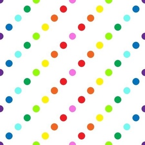 Rainbow Polka Dot #6