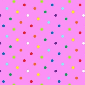 Rainbow Polka Dot #9