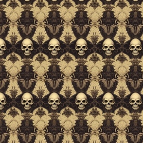 Gothic Skullscape Flourish