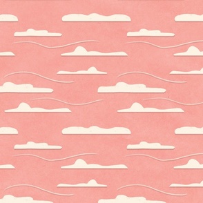 Clouds in pink sky-Big Scale