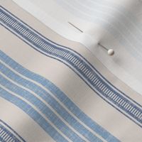 Textured Striped  DUSTY BLUE WITH COASTAL  BLUE