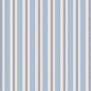 Textured Striped  DUSTY BLUE WITH COASTAL  BLUE