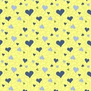 Blue Hearts Yellow