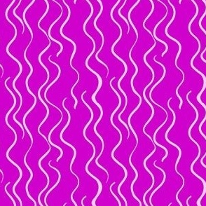 Waves_Pink on Magenta_SMALL_3x3