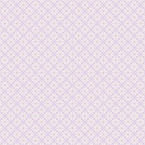 Diamond Blossom Light Lavender And Cream - mini scale - mix and match
