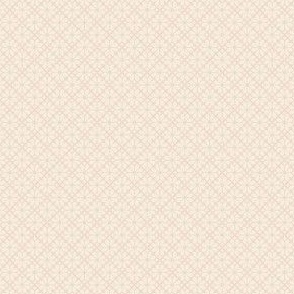 Diamond Blossom Blush Peach and Cream - mini scale - mix and match
