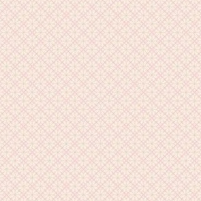 DiamondBlossom Cotton Candy Pink and Cream - mini scale - mix and match
