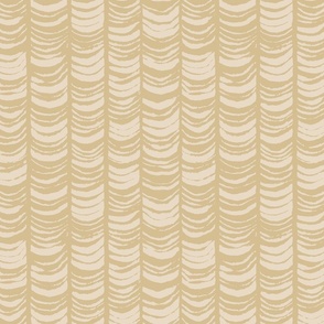 Mineral Abstract Wave - Golden Ochre