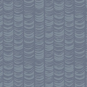 Mineral Abstract Wave - Slate Blue