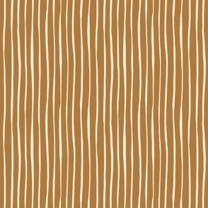 Wobbly stripes - chestnut