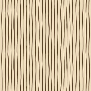 Wobbly stripes - brown