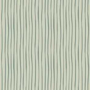 Wobbly stipes - green