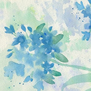 Watercolor Agapanthus