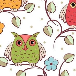 Owls on Twigs