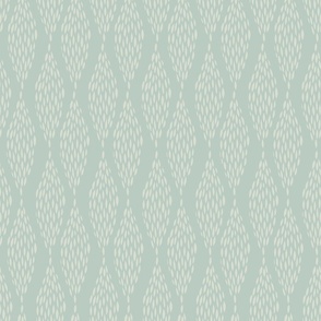 Pulp Abstract Retro Speckled Wave - Aqua Turquoise