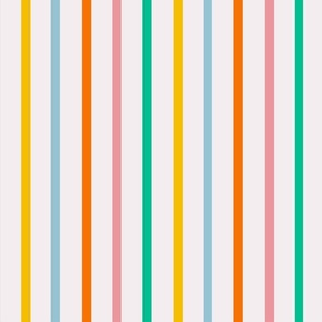 Colorful Pin Stripe Large / Rainbow Pin Stripe / Bright Colors Thin Stripe