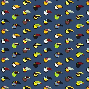 Tons of Toucans (slate blue)