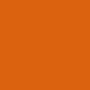 Dark Halloween Orange Solid Hex Code #da610e