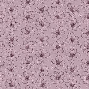Small // Blooming Blossom: Flower Petals - Dawn Purple