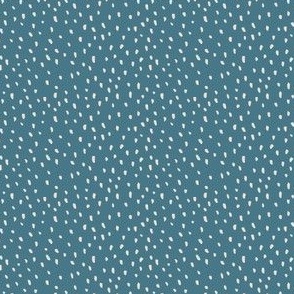 Small // Scattered Seeds: Dashes & Dots Blender - Moroccan Blue