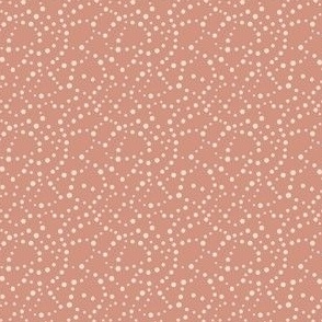 Small // Trail Crossing: Abstract Dot Blender - Muted Clay Pink
