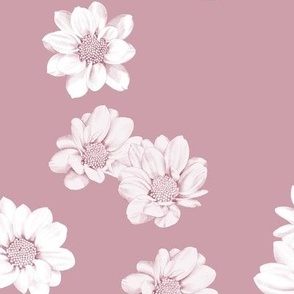 Detailed flowers - pink