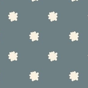 Floral spots - blue