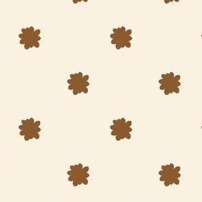 Flower spots - brown