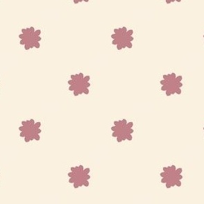 Flower spots - pink