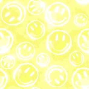 Yellow Tie-Dye Smileys