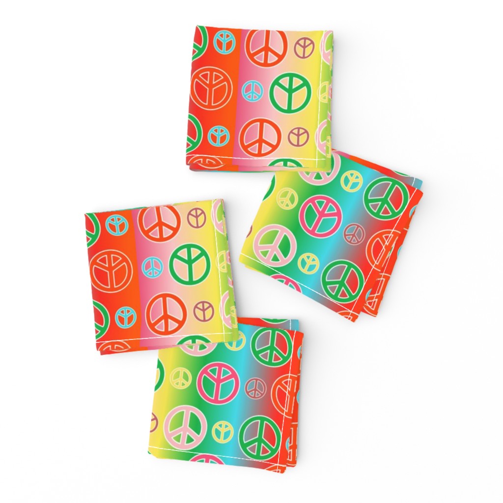 Colorful Peace Signs