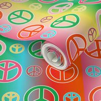 Colorful Peace Signs