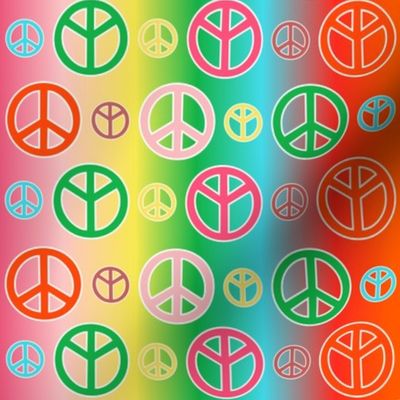 Colorful Peace Signs