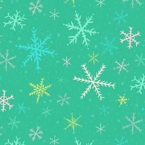 Pastel Snowflakes