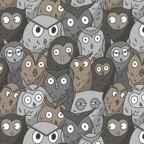 owls doodle
