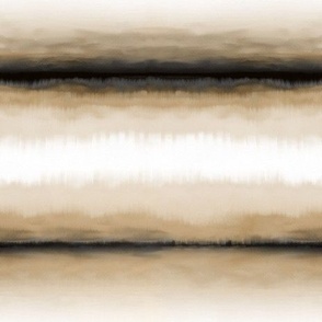 abstract landscape stripe_sepia brown beige_watercolor watercolour contemporary stripes