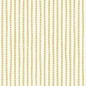Dotty Pattern Stripe -Sunflower Yellow